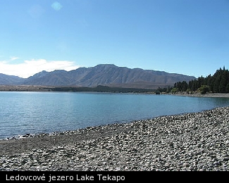 Ledovcové jezero Lake Tekapo